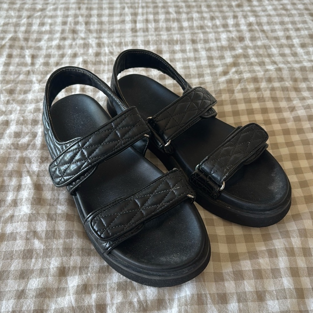Black sandals